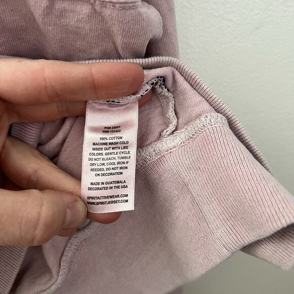 Disney Women’s Up Paradise Falls Spirit Jersey Long Sleeve Shirt Size S Pink - Picture 5 of 12